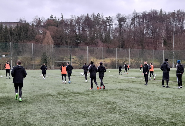 Fotbalisté FC Vysočina dnes vyběhli k prvnímu tréninku zimní přípravy
